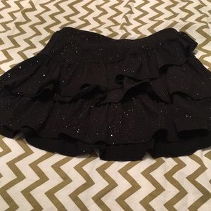 Girls justice black ruffled skirt🖤✨